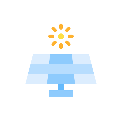 Solar panels Good Ware Flat icon