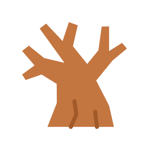 Dry tree Good Ware Flat icon