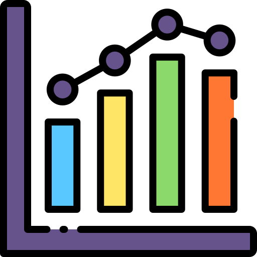 Bar chart Good Ware Lineal Color icon