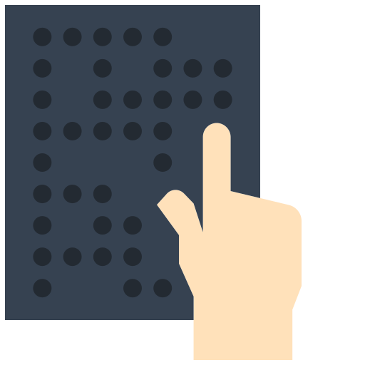 braille Good Ware Flat Icône