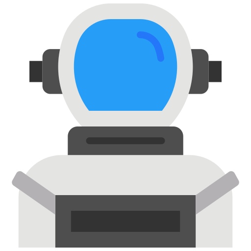 astronauta Good Ware Flat icono