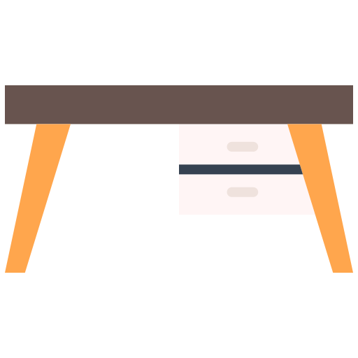 Desk Good Ware Flat icon
