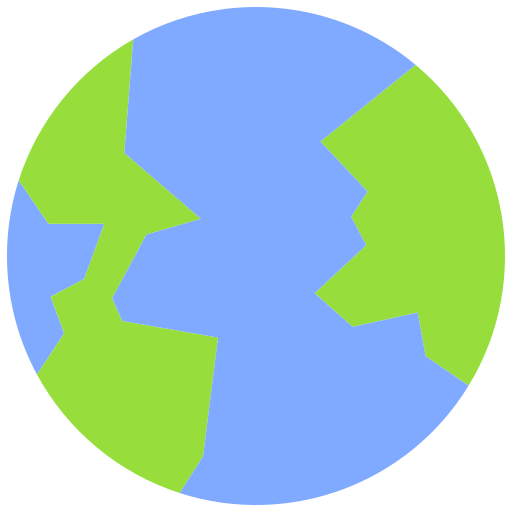 globo terrestre Good Ware Flat icona