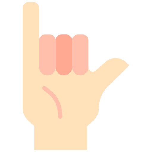 Sign language Good Ware Flat icon