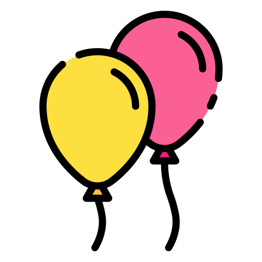 Balloons Good Ware Lineal Color icon