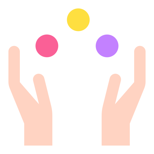 jonglieren Good Ware Flat icon