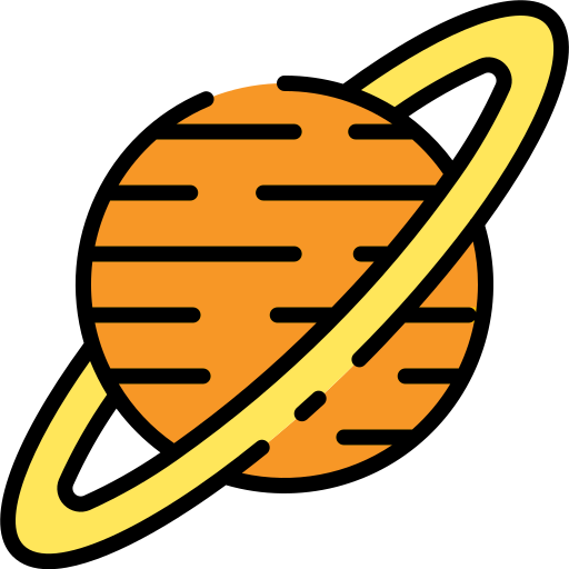 Сатурн Good Ware Lineal Color иконка