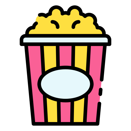 Popcorn Good Ware Lineal Color icon