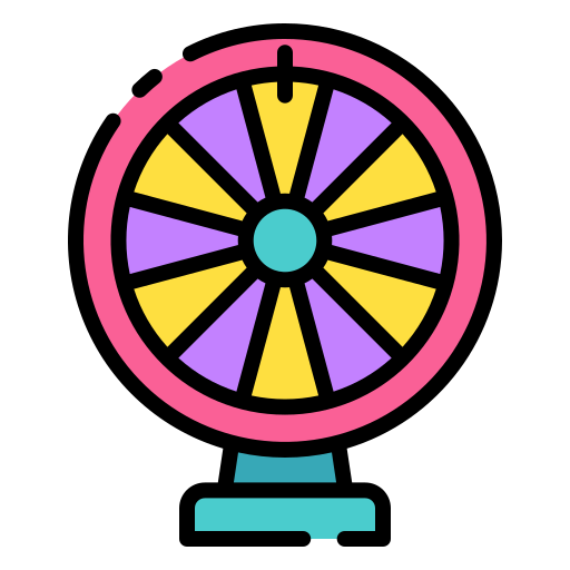 rueda de la fortuna Good Ware Lineal Color icono