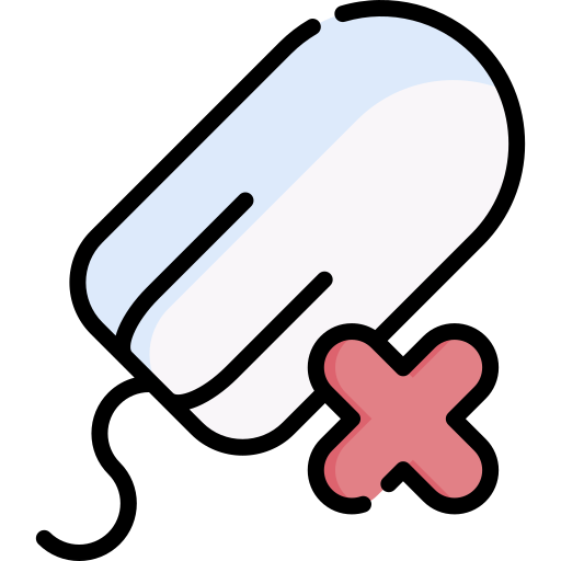kein tampon Special Lineal color icon