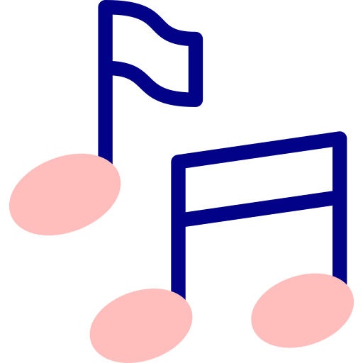 musik note Detailed Mixed Lineal color icon