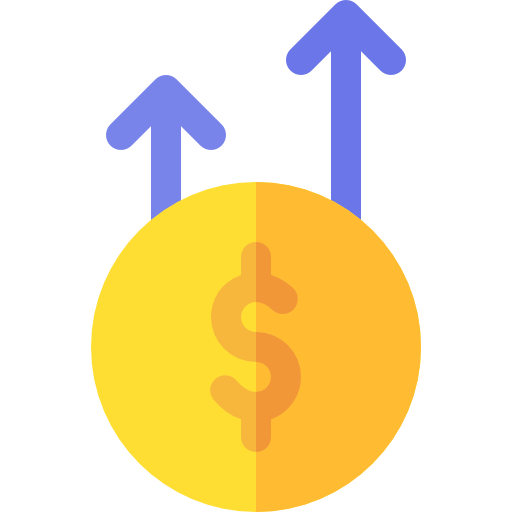 Profits Basic Rounded Flat icon