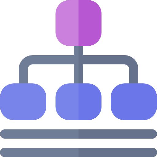 diagramma Basic Rounded Flat icona