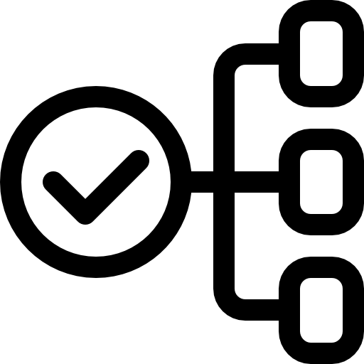 diagrama Basic Rounded Lineal icono