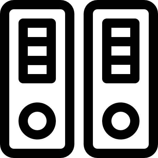 archief Basic Rounded Lineal icoon