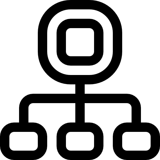 Organization Basic Rounded Lineal icon