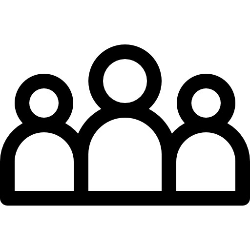 팀워크 Basic Rounded Lineal icon