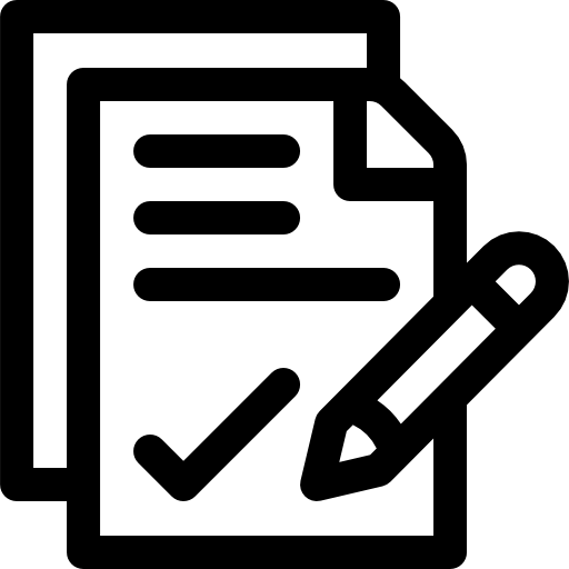 계약 Basic Rounded Lineal icon