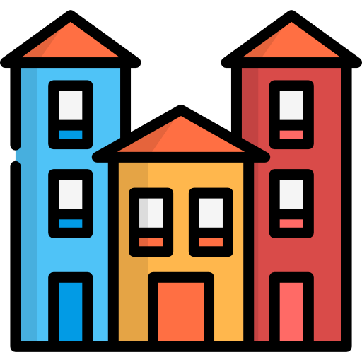 Apartments Special Lineal color icon