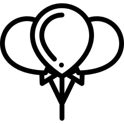 風船 Detailed Rounded Lineal icon