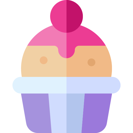 cupcake Basic Rounded Flat icon