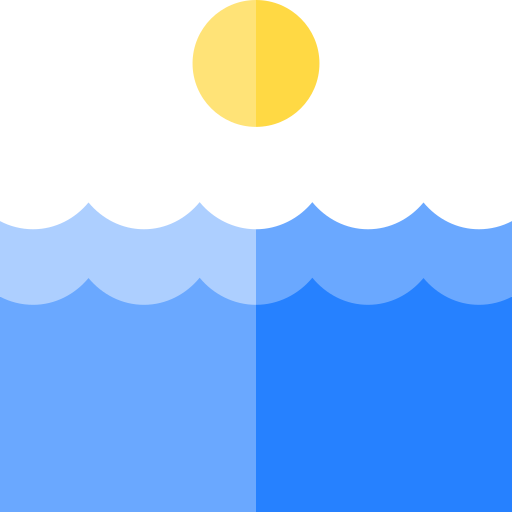 바다 Basic Straight Flat icon