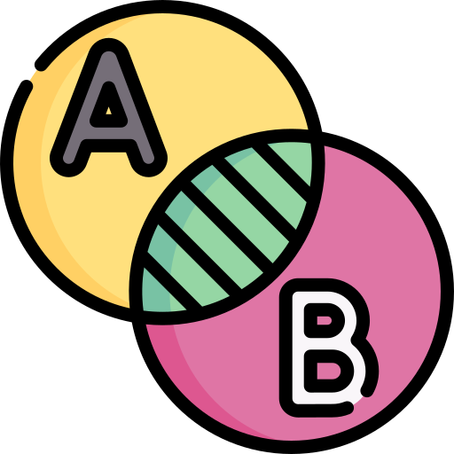 diagramma di venn Special Lineal color icona