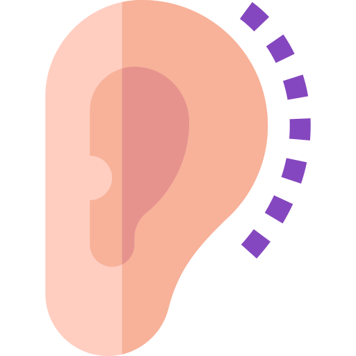 Otoplasty Basic Straight Flat icon