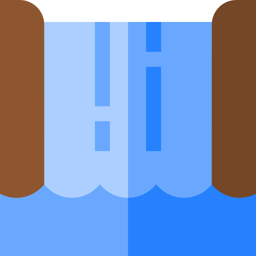 wodospad Basic Straight Flat ikona