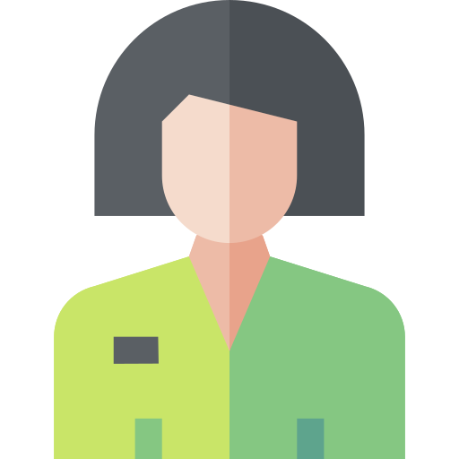 Shop assistant Basic Straight Flat icon
