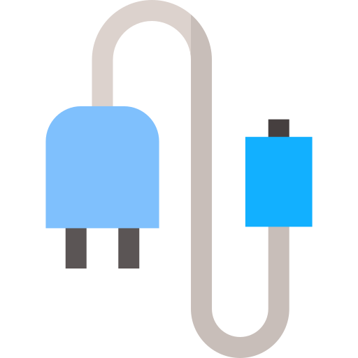 cargador de teléfono Basic Straight Flat icono