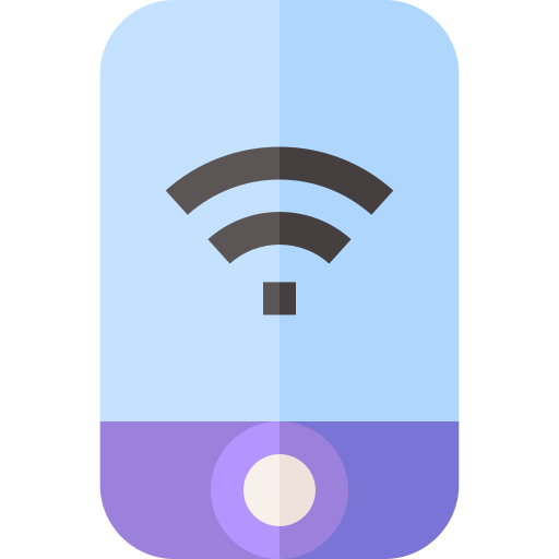 teléfono móvil Basic Straight Flat icono