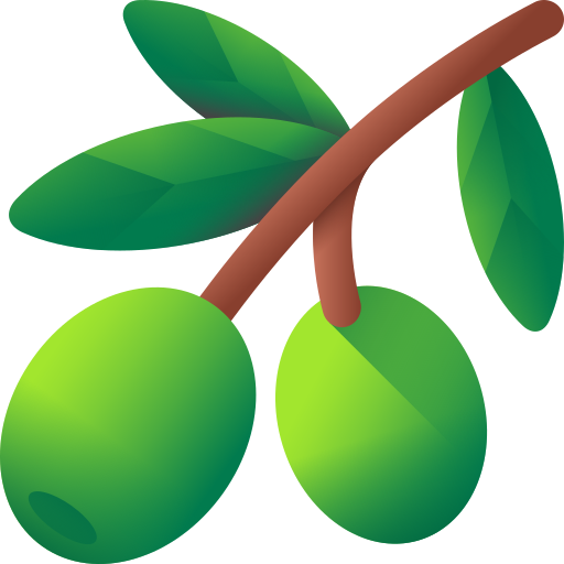 オリーブの木 3D Color icon