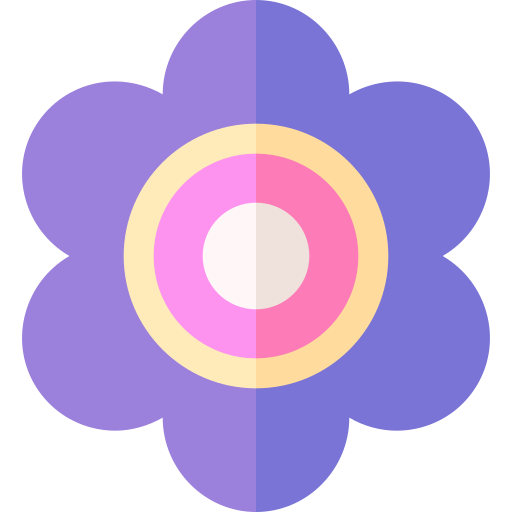 Flower Basic Straight Flat icon