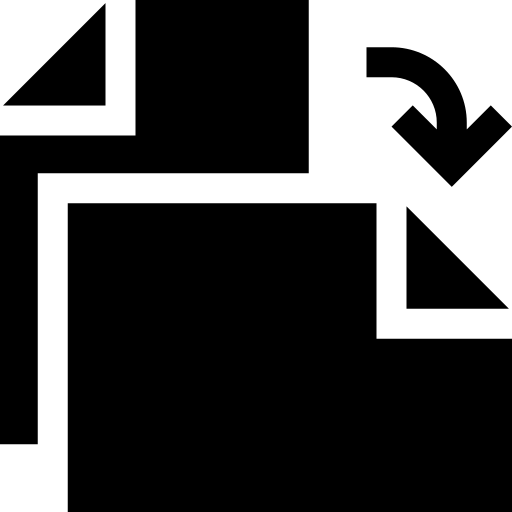 orientation Basic Straight Filled Icône