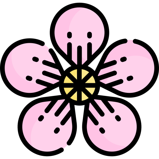 sakura Special Lineal color icono