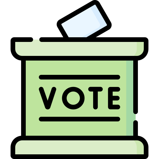 urna electoral Special Lineal color icono