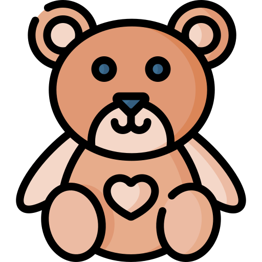 Teddy bear Special Lineal color icon