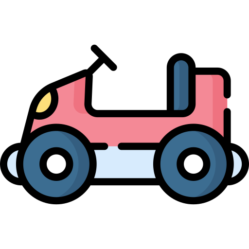 Baby car Special Lineal color icon