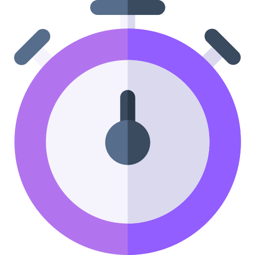 cronómetro Basic Rounded Flat icono