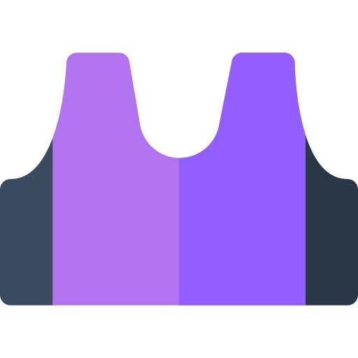 Sport bra Basic Rounded Flat icon