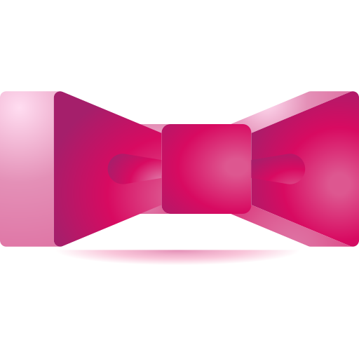 Bow tie 3D Toy Gradient icon