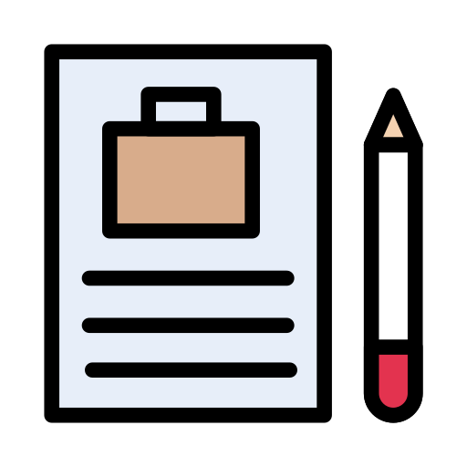 papier Vector Stall Lineal Color icon