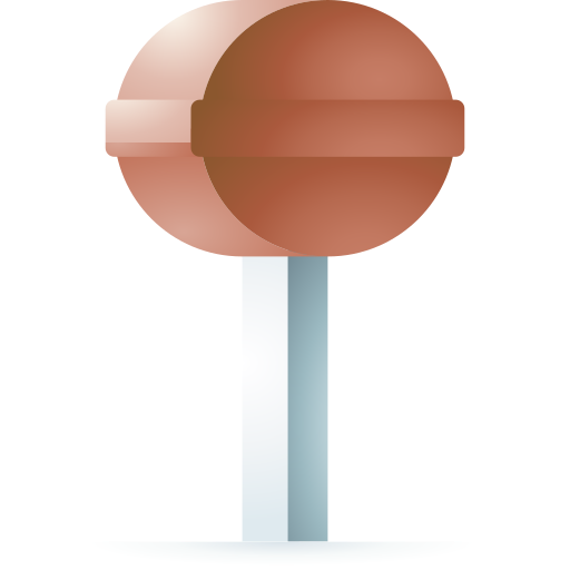 Lollipop 3D Toy Gradient icon