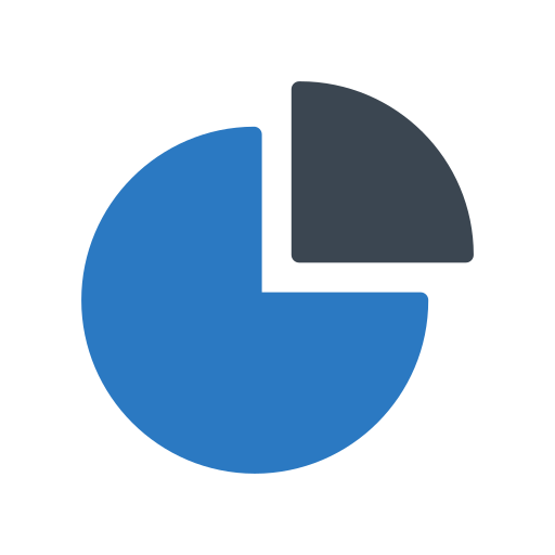 graph Vector Stall Flat icon
