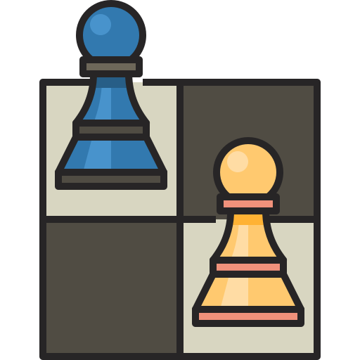 gra w szachy Generic Outline Color ikona