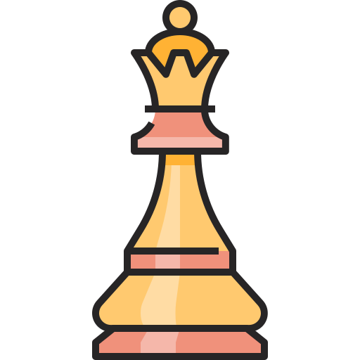 Queen Generic Outline Color icon