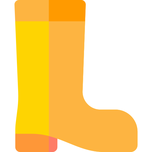 wasserstiefel Basic Rounded Flat icon