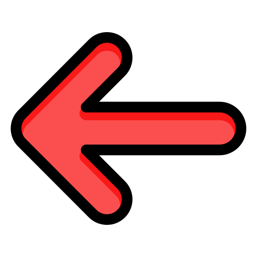 freccia a sinistra Generic Outline Color icona