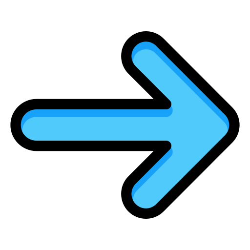 Arrow right Generic Outline Color icon